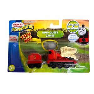Thomas & Friends Adventures Dino Quest Discovery James Metal Talking Train 2018